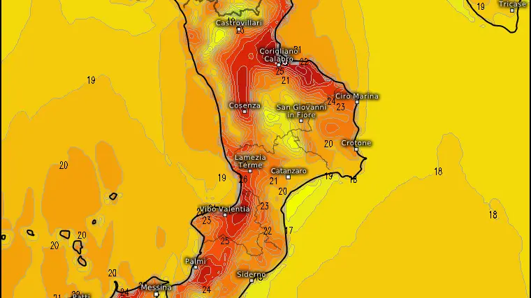Arriva il caldo: in Calabria temperature fino a 30 gradi, ma da domenica cambia tutto di nuovo e torna l’inverno