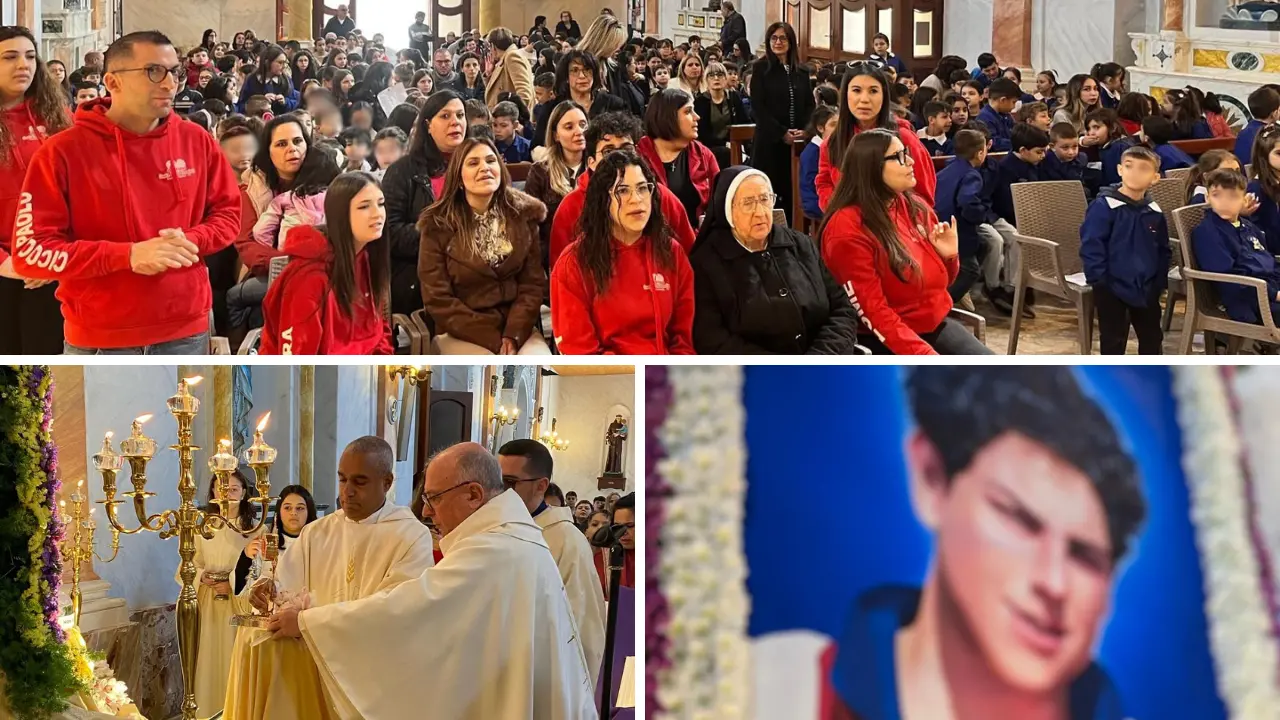 Nel Vibonese la reliquia di Beato Carlo Acutis, grande festa a San Calogero dove rimarrà per tre giorni