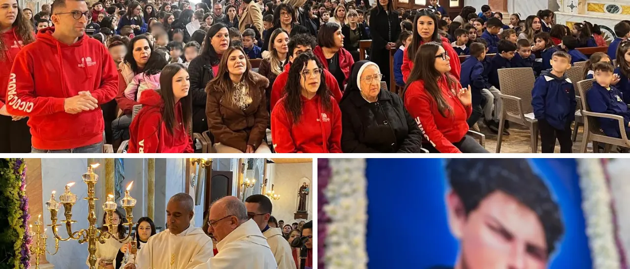 Nel Vibonese la reliquia di Beato Carlo Acutis, grande festa a San Calogero dove rimarrà per tre giorni