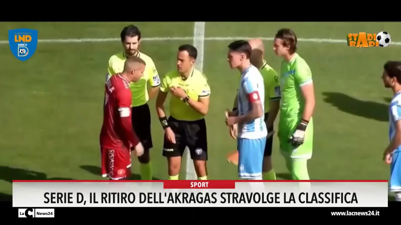 Serie D, il ritiro dell Akragas stravolge la classifica