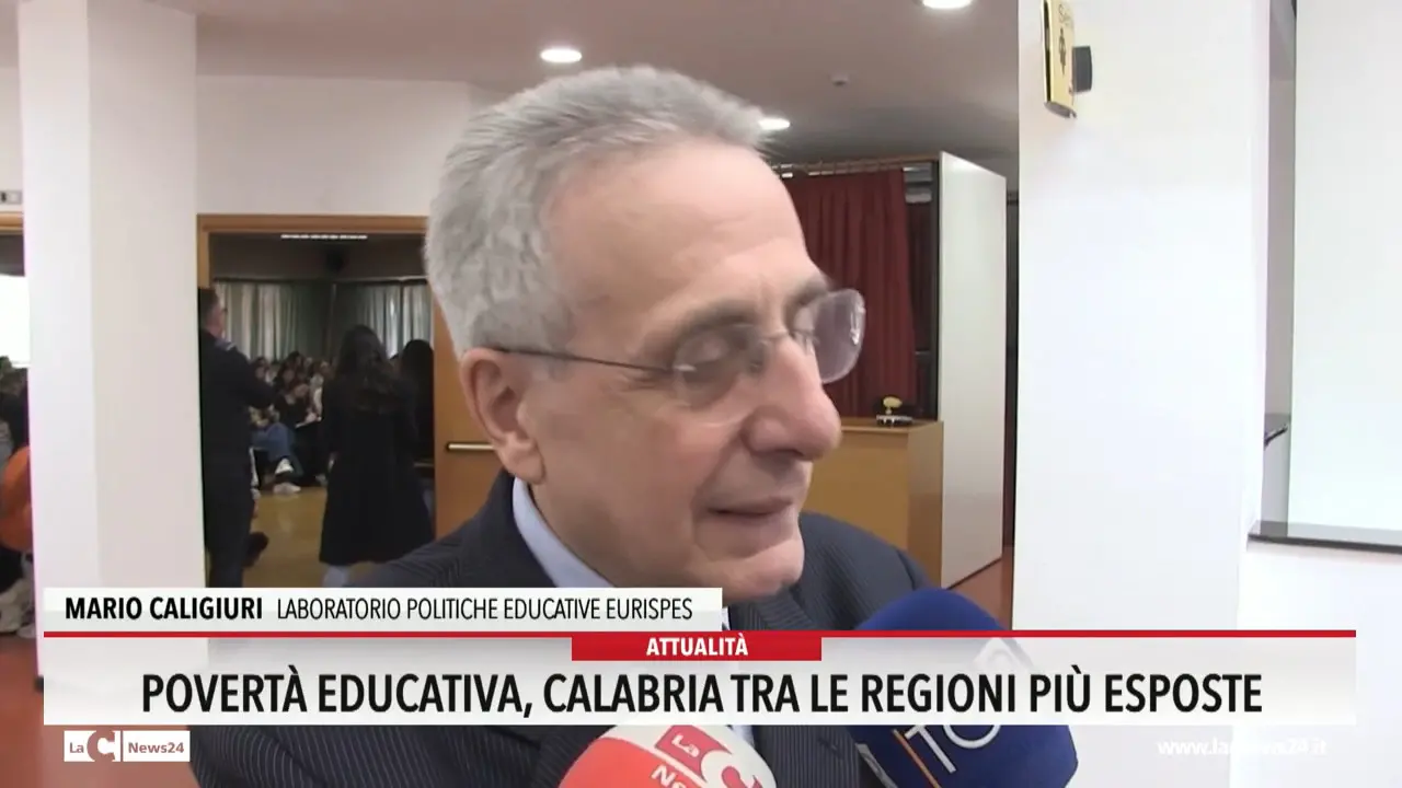 Poverta educativa, Calabria tra le regioni piu esposte