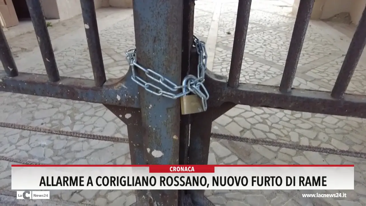 Allarme a Corigliano Rossano, nuovo furto di rame