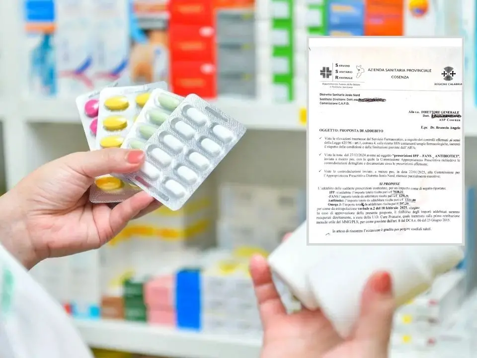 In Calabria medici multati di 10mila euro per aver prescritto farmaci gratuiti ai pazienti: «E si spendono miliardi in armi…»