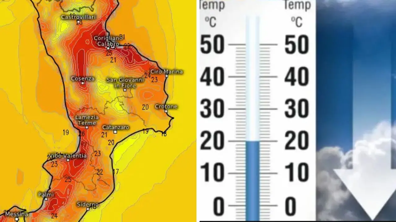 In Calabria è quasi estate ma il caldo ha le ore contate: da domenica temperature in picchiata di 10 gradi\n