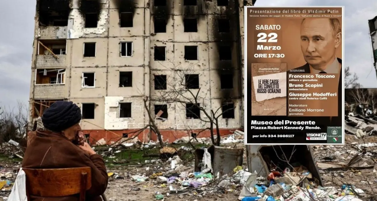 La guerra in Ucraina secondo Putin, a Rende è polemica per la presentazione del libro dello “zar”: «Non potevamo negare la sala»\n