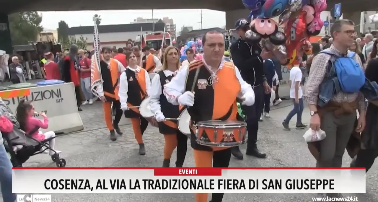 Cosenza, al via la tradizionale Fiera di San Giuseppe