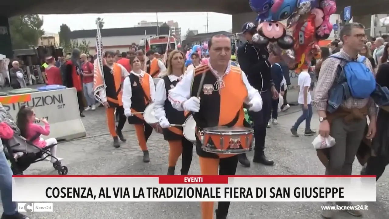 Cosenza, al via la tradizionale Fiera di San Giuseppe