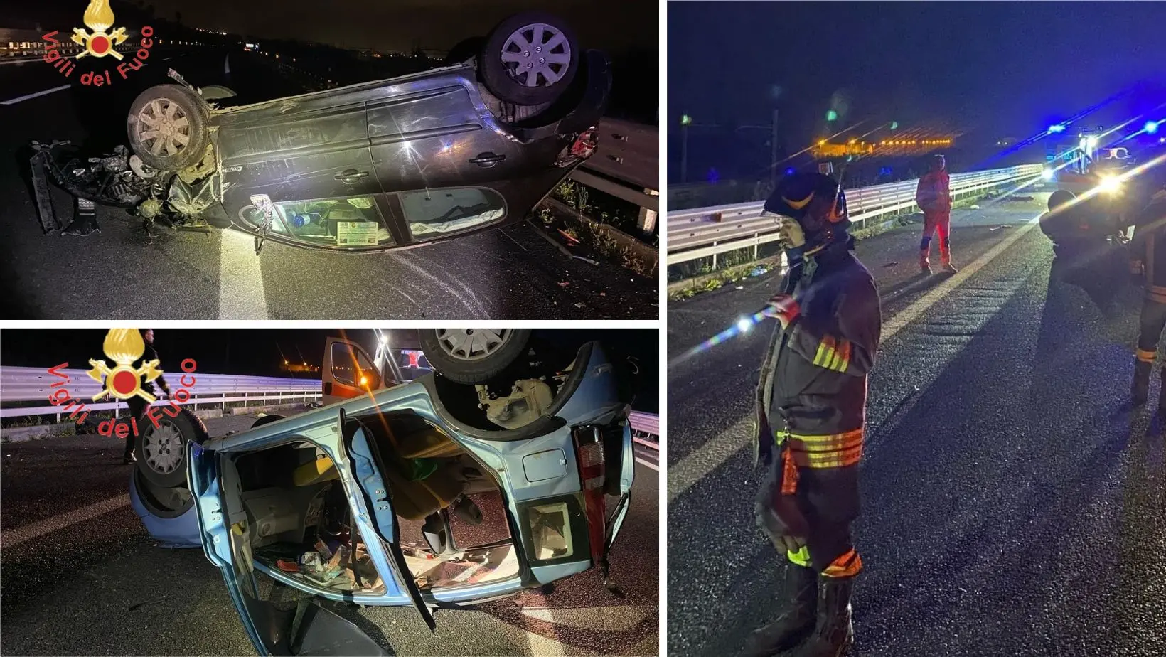 Incidente in autostrada a Gizzeria: due auto si scontrano e si ribaltano, quattro\u00A0feriti\n