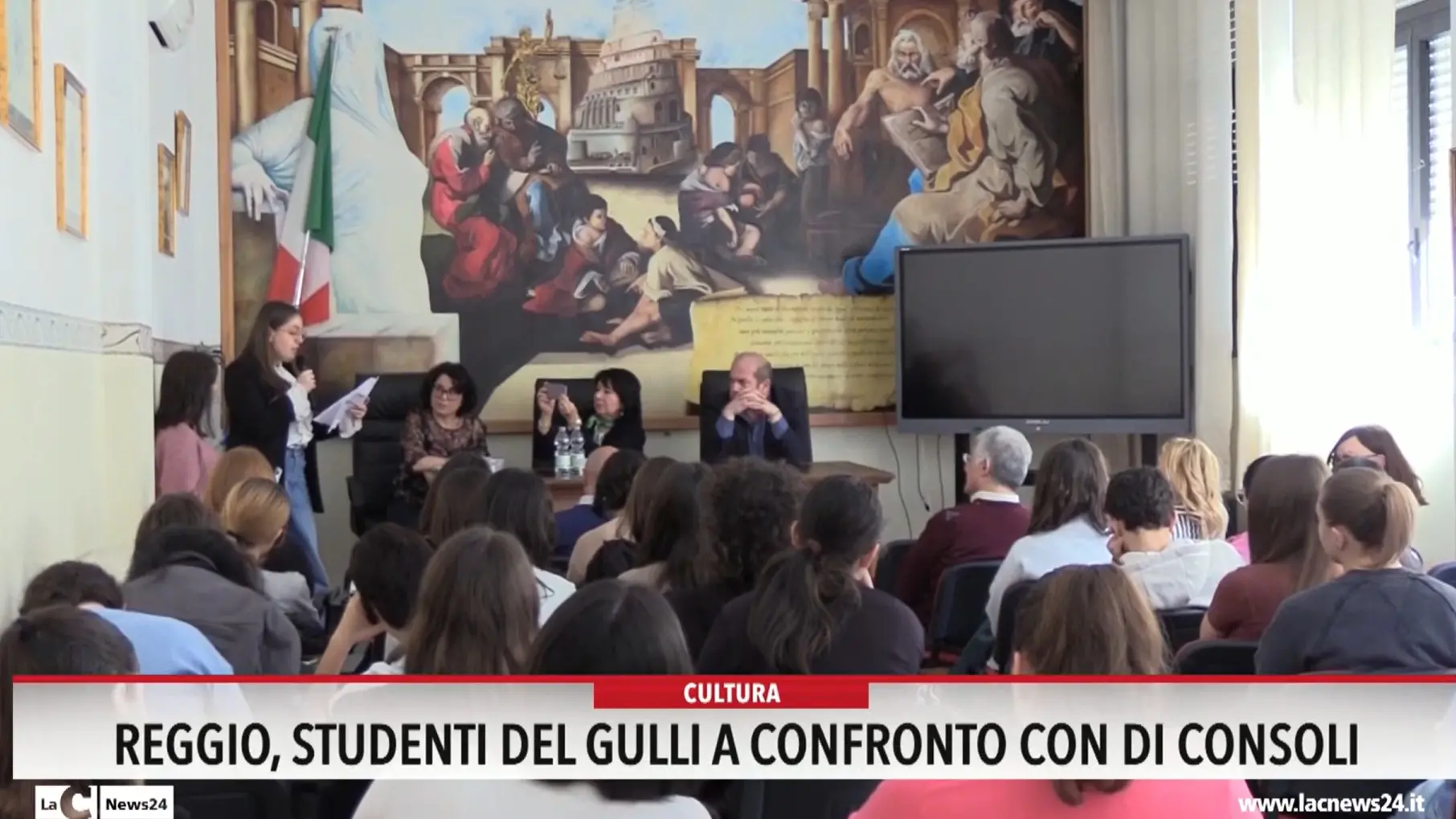 Reggio, gli studenti del Liceo Gulli a confronto con Di Consoli