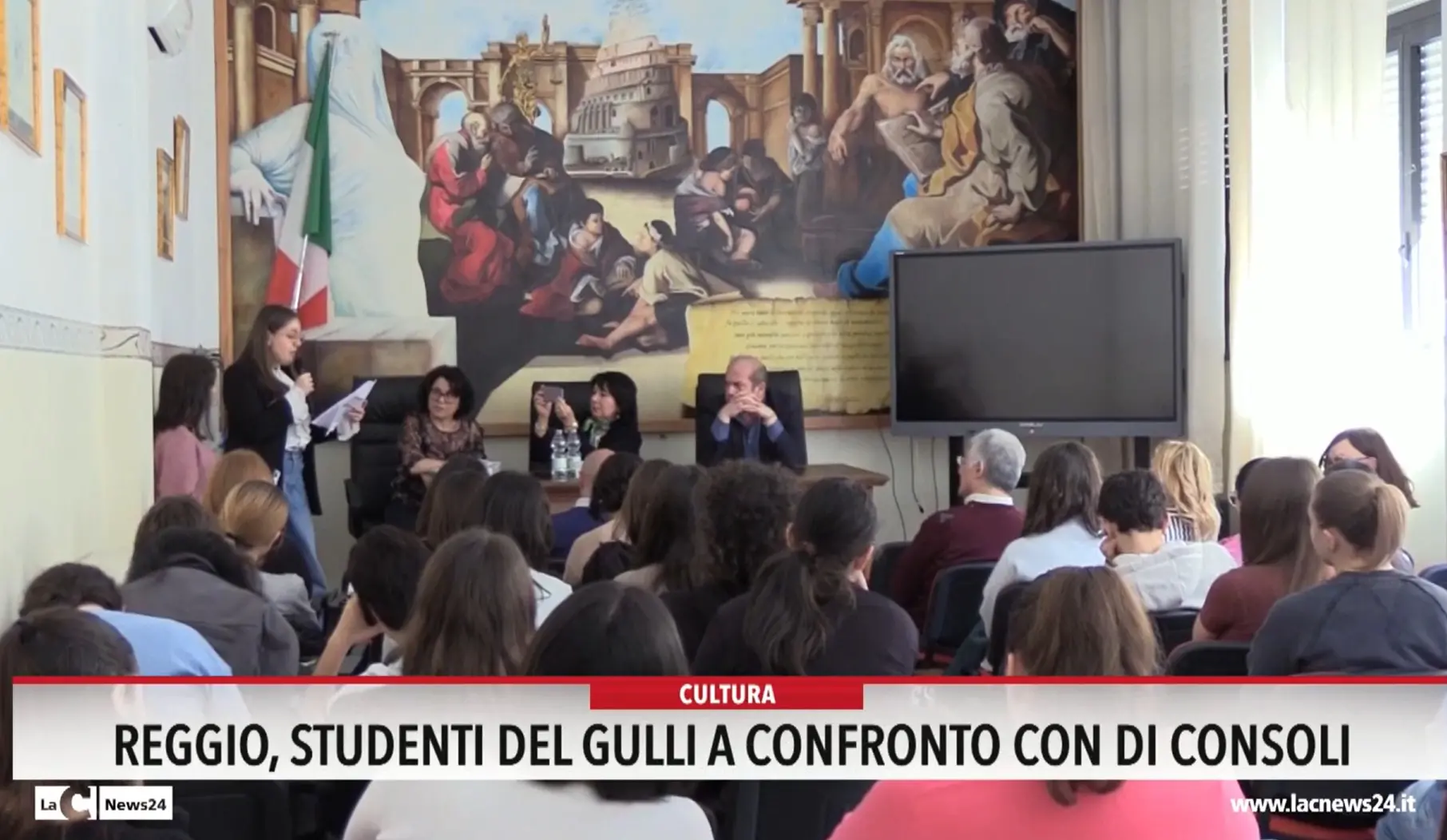 Reggio, gli studenti del Liceo Gulli a confronto con Di Consoli