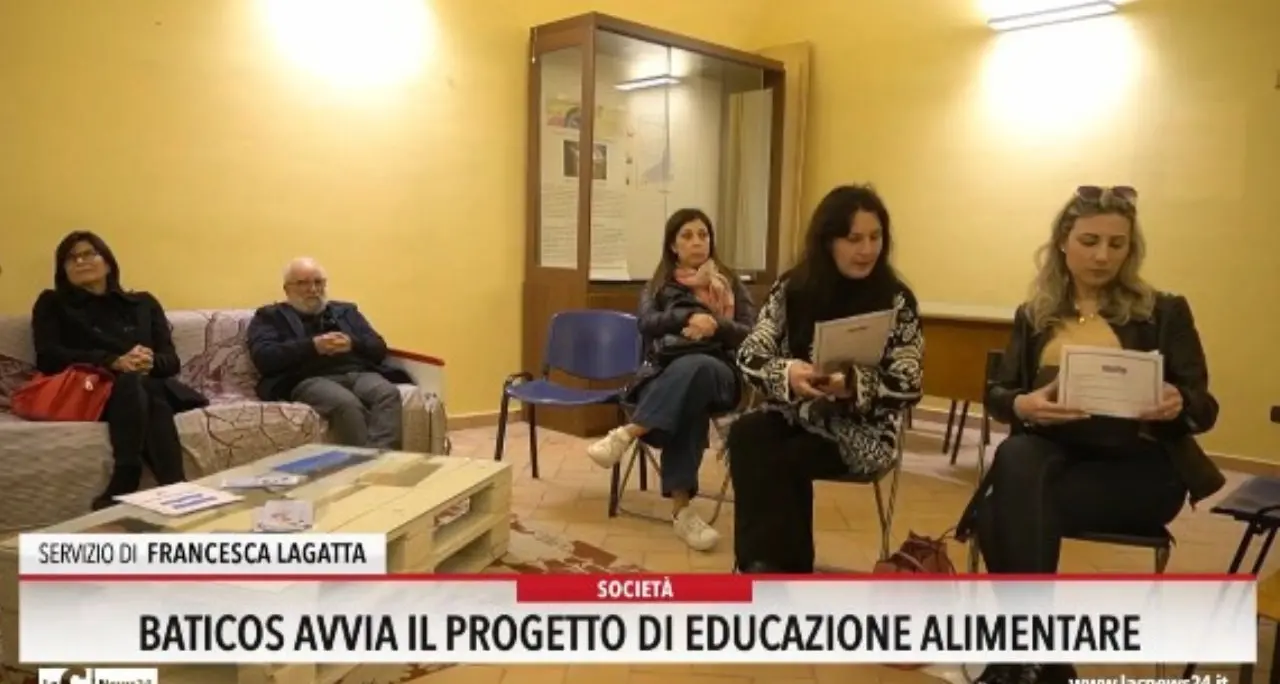 Baticos avvia il progetto di educazione alimentare