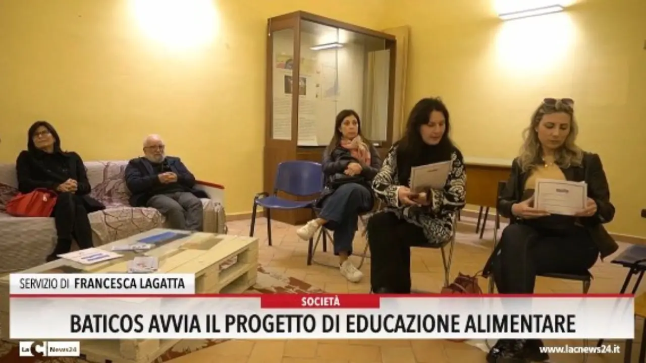 Baticos avvia il progetto di educazione alimentare