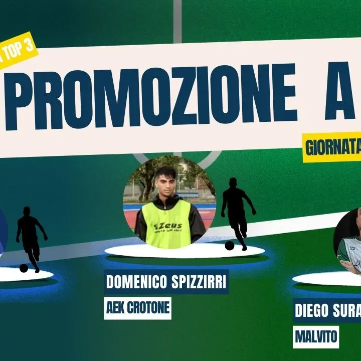 Promozione A, Spizzirri regala tre punti all’AEK Crotone. Gimenez dell’Amantea fredda il Trebisacce. Il Malvito si gode Surace