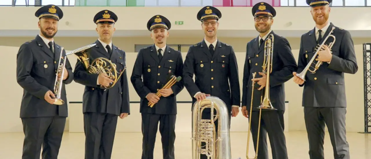 La banda musicale dell’aeronautica militare ad Acri: concerto a Palazzo Sanseverino-Falcone