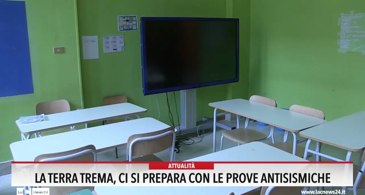 La terra trema, ci si prepara con le prove antisismiche