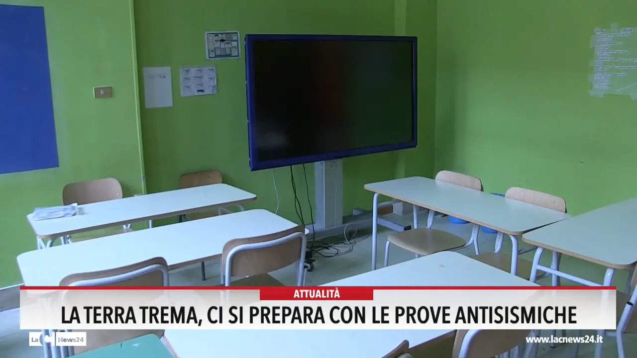 La terra trema, ci si prepara con le prove antisismiche