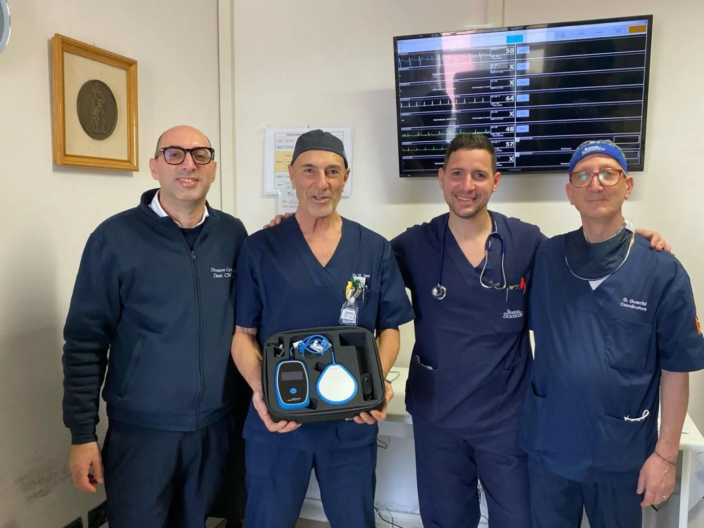 A Polistena il primo impianto di un innovativo dispositivo per il trattamento elettrico dello scompenso cardiaco\n