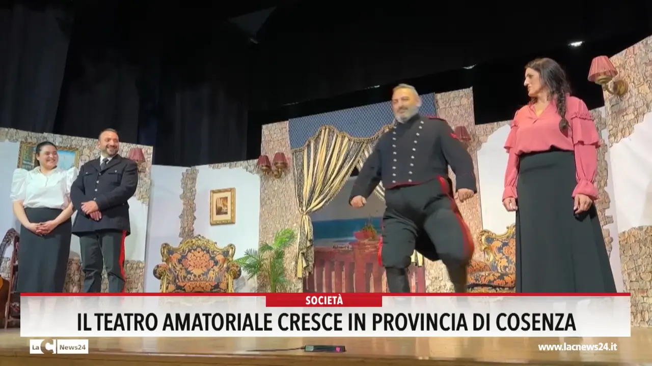 Il teatro amatoriale cresce in provincia di Cosenza