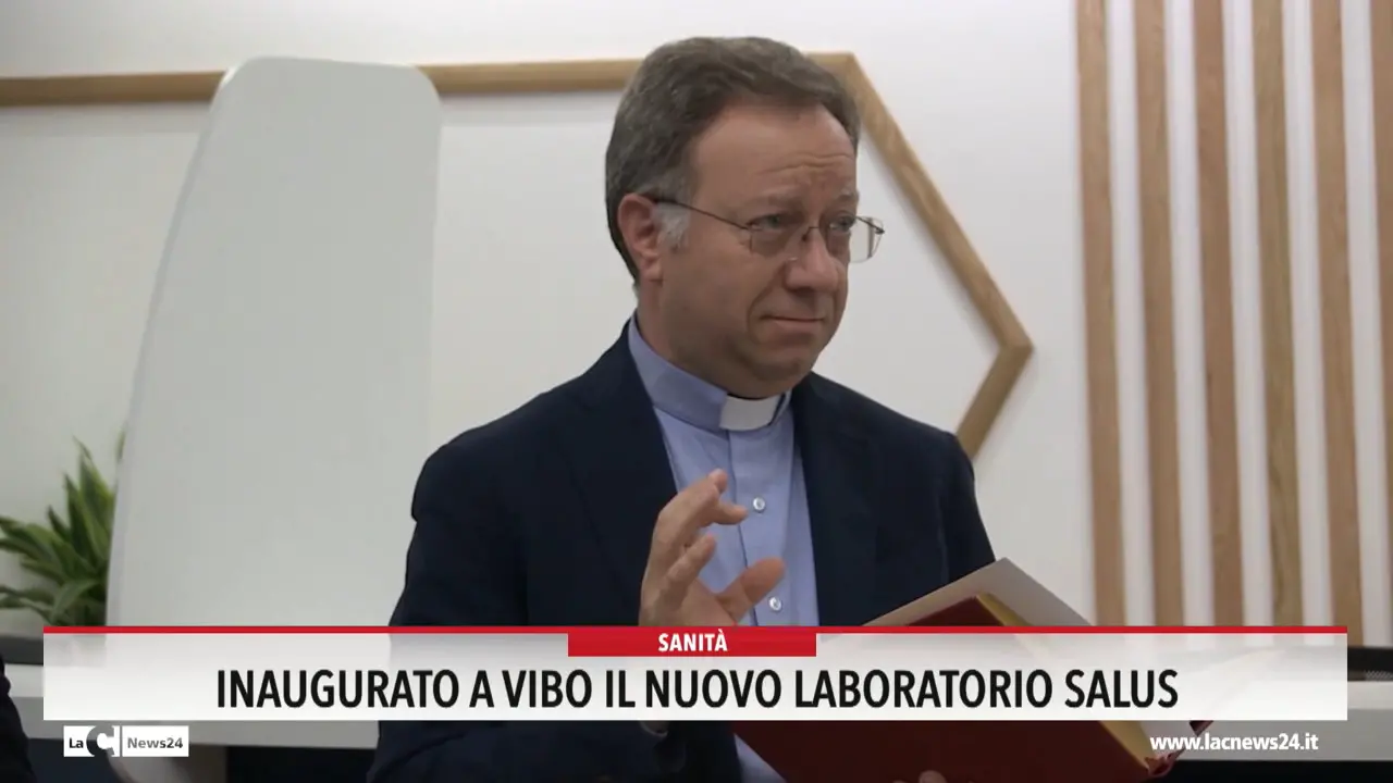 Inaugurato a Vibo il nuovo laboratorio Salus