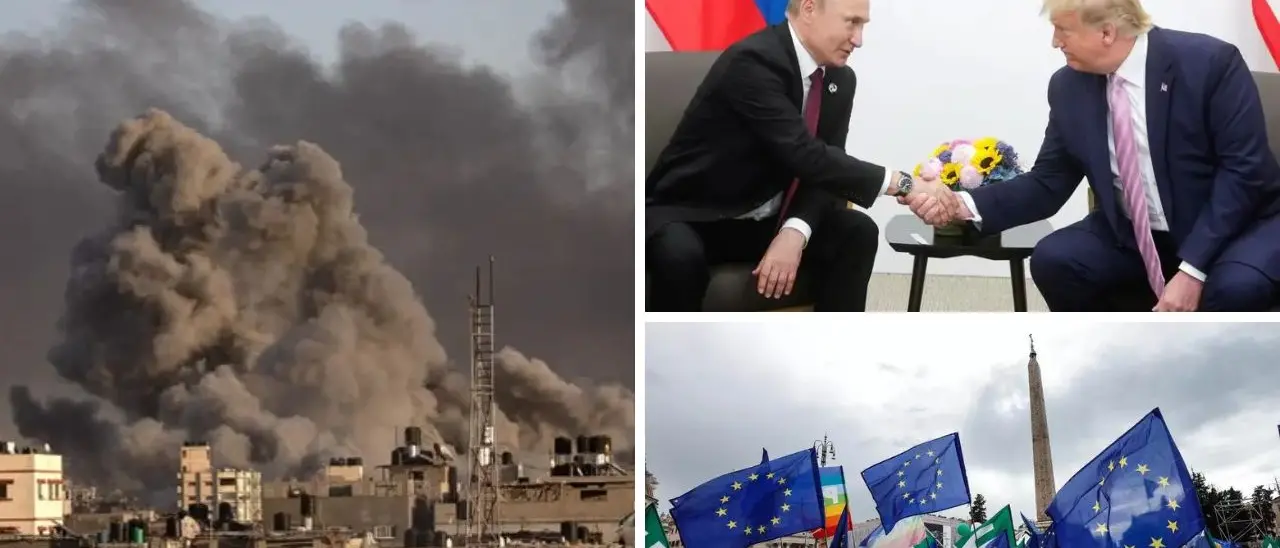 La telefonata tra Trump e Putin annuncia la pace mentre la guerra divora un mondo senza giustizia\n