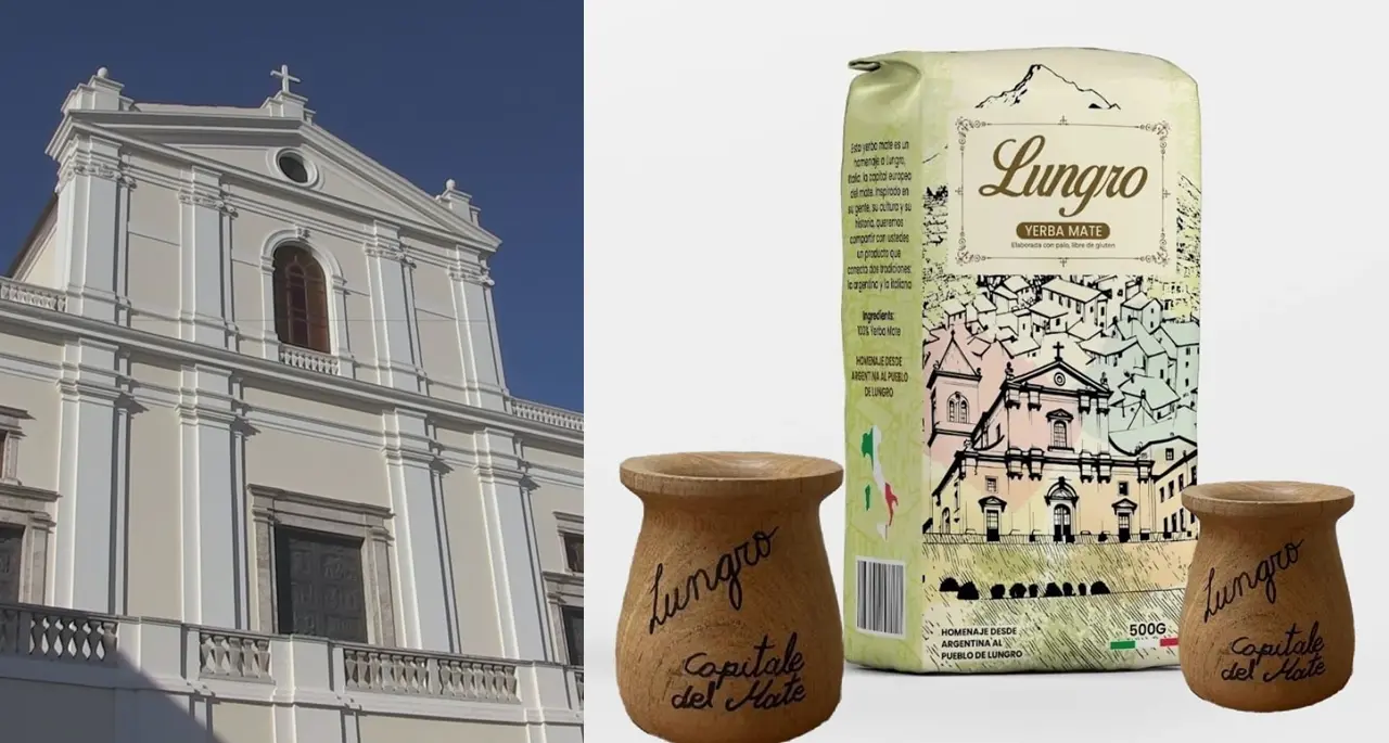 A Lungro si beve (e ama) il mate: l’Argentina omaggia il paese\u00A0arbëresh con una confezione speciale