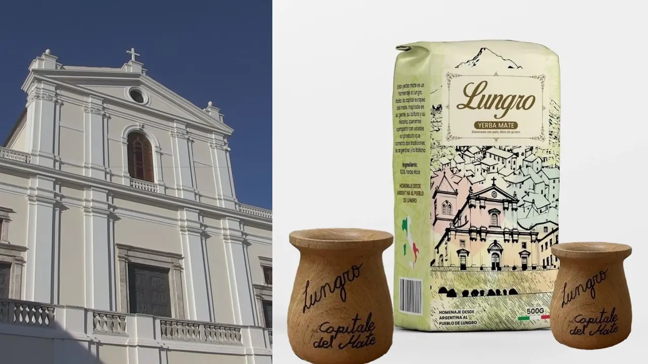 A Lungro si beve (e ama) il mate: l’Argentina omaggia il paese\u00A0arbëresh con una confezione speciale