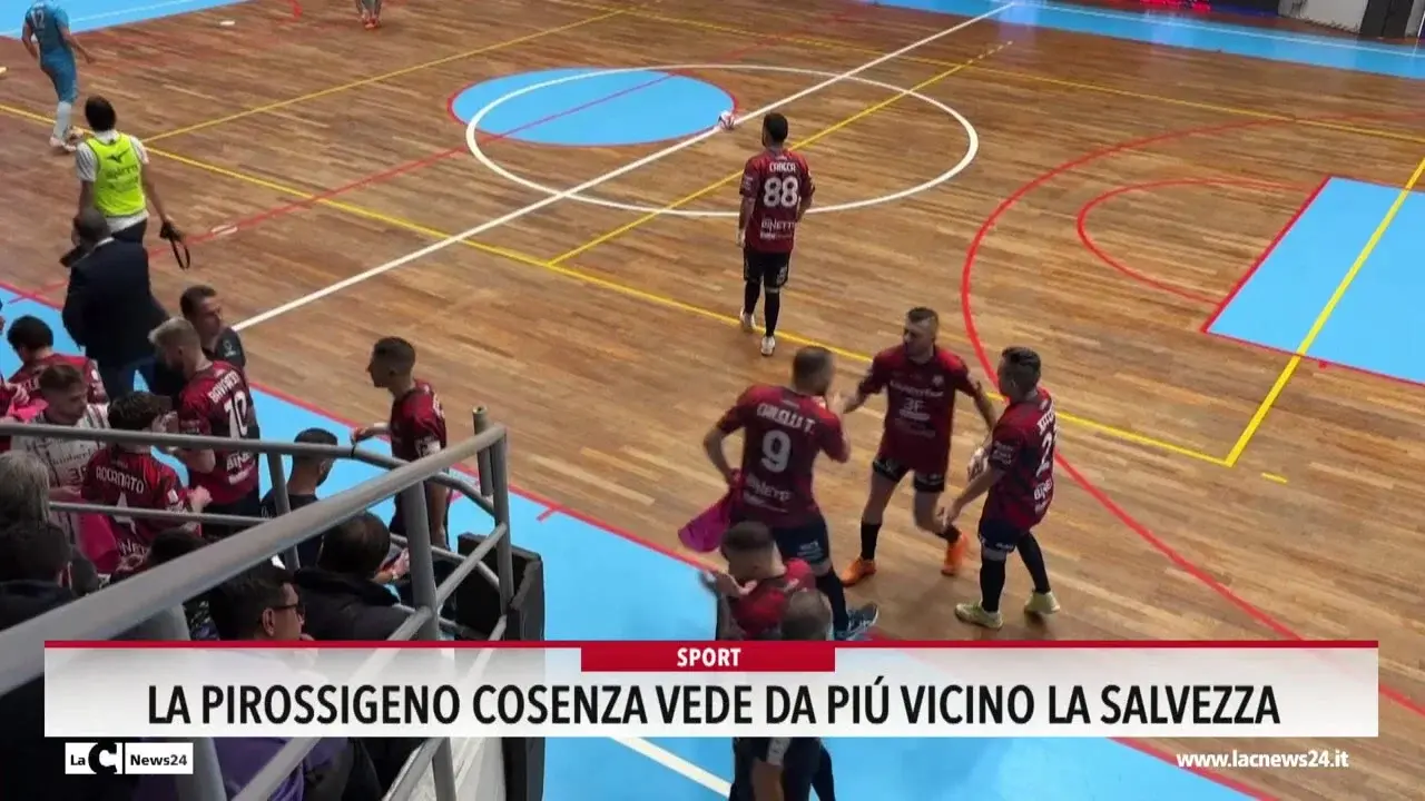 La Pirossigeno Cosenza vede da più vicino la salvezza