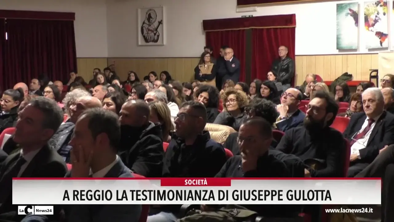 A Reggio la testimonianza di Giuseppe Gulotta