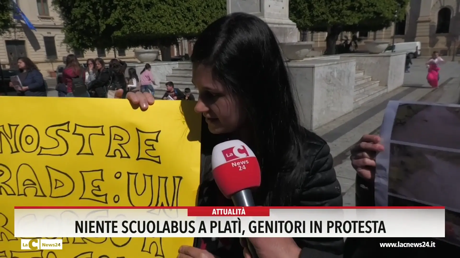 Niente scuolabus s Platì, genitori in protesta