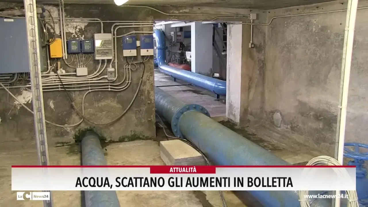 Acqua, scattano gli aumenti in bolletta