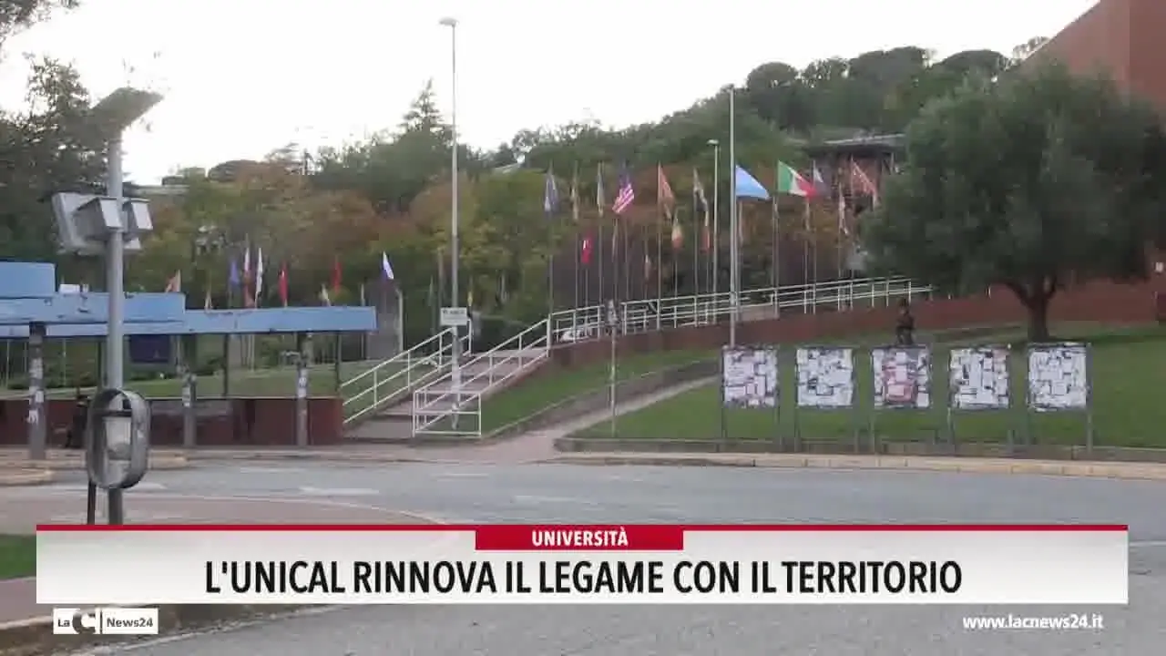 L'Unical rinnova il legame con il territorio