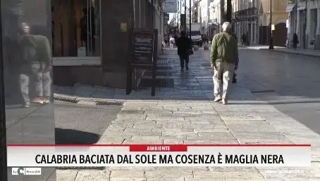 Calabria baciata dal sole, ma Cosenza è maglia nera