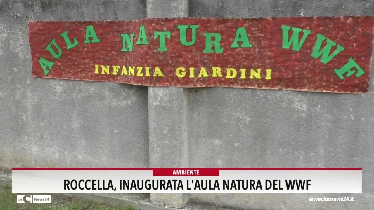 Roccella, inaugurata l'Aula Natura del Wwf