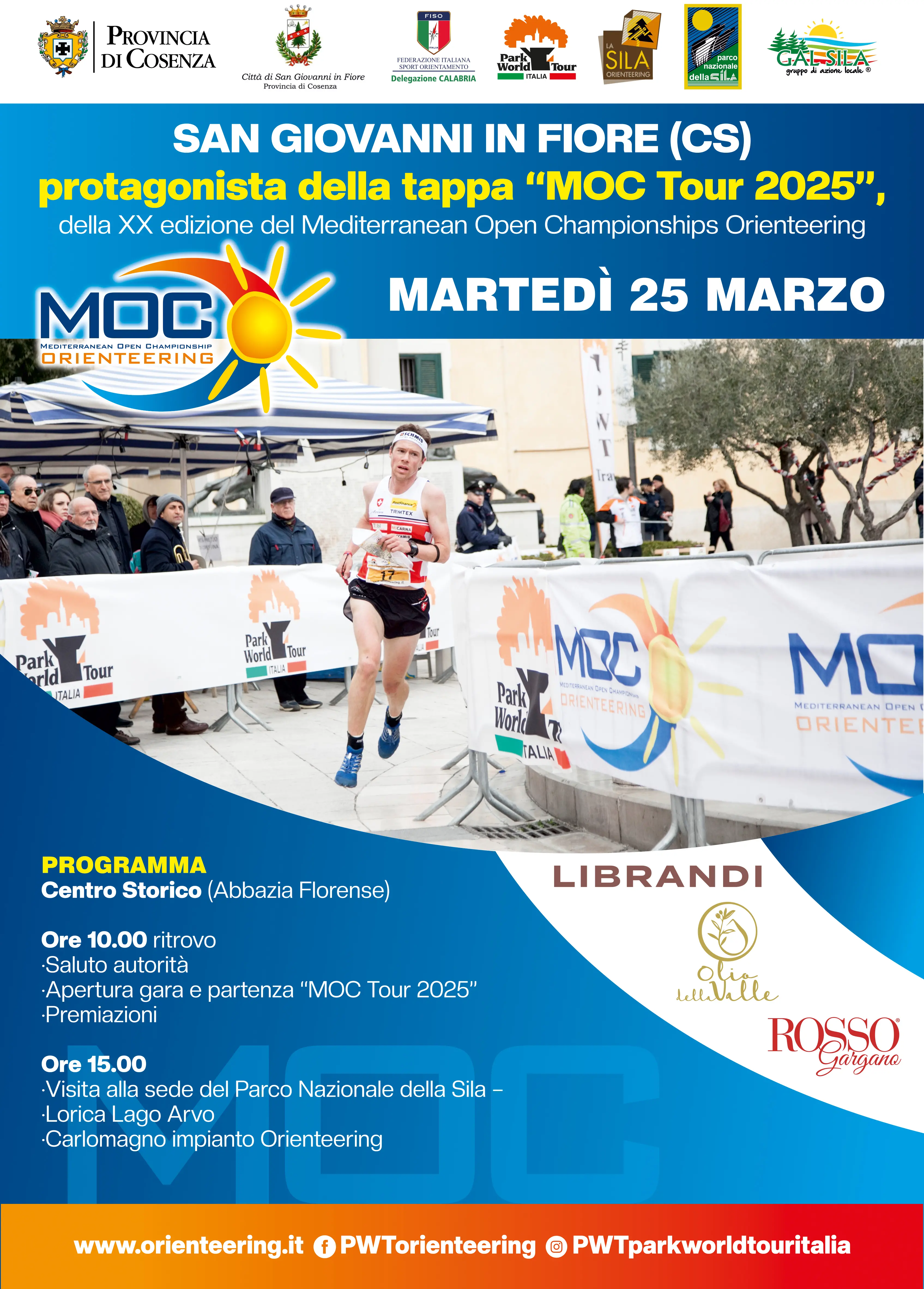 A San Giovanni in Fiore fa tappa il Moc Tour, sfida di orienteering tra atleti dal Nord Europa\n