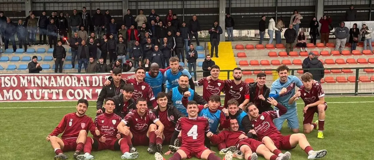 Promozione B, la Deliese batte il Caraffa (0-4) e sogna i play off. Parentela: «Cercheremo di mettere la ciliegina sulla torta»