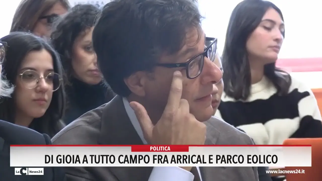 Il sindaco di Cerisano a tutto campo fra Arrical e parco eolico