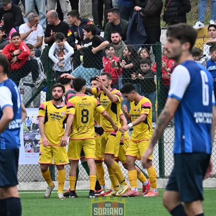 Eccellenza, il Soriano torna alla vittoria e lo fa con un 4-2 alla Paolana. Figliomeni: «I ragazzi sono stati strepitosi»