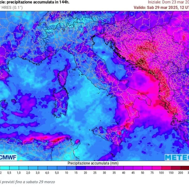 Meteo in Calabria, la tendenza per la settimana: temporali e\u00A0calo delle temperature\u00A0\n