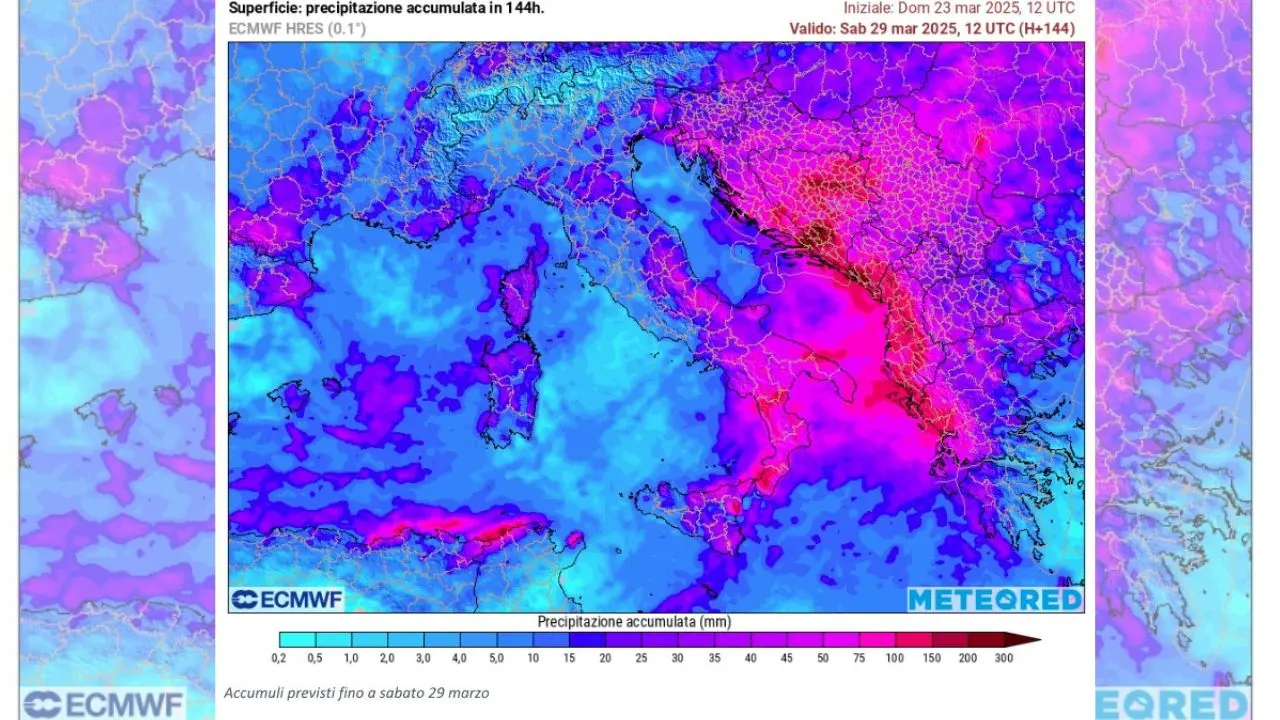 Meteo in Calabria, la tendenza per la settimana: temporali e\u00A0calo delle temperature\u00A0\n