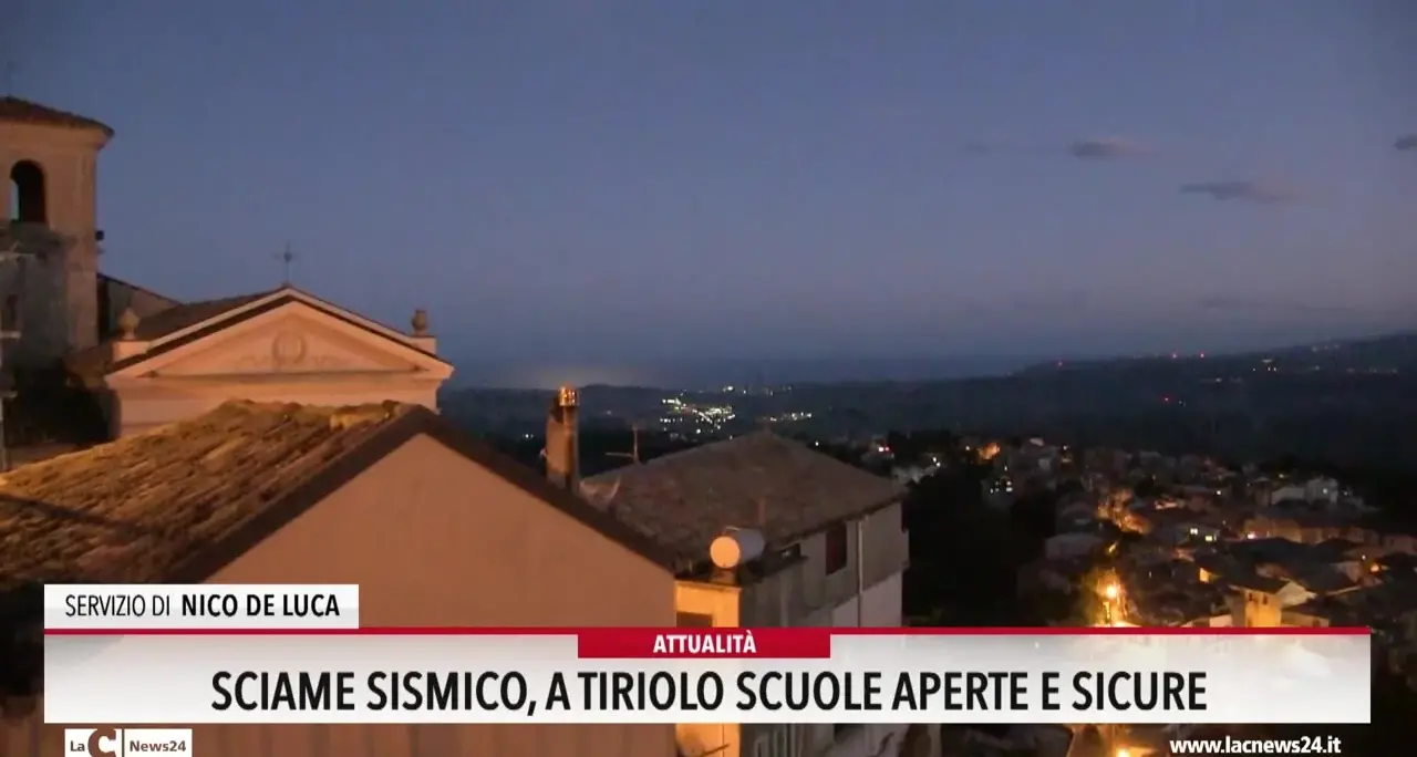 Sciame sismico, a Tiriolo scuole aperte e sicure