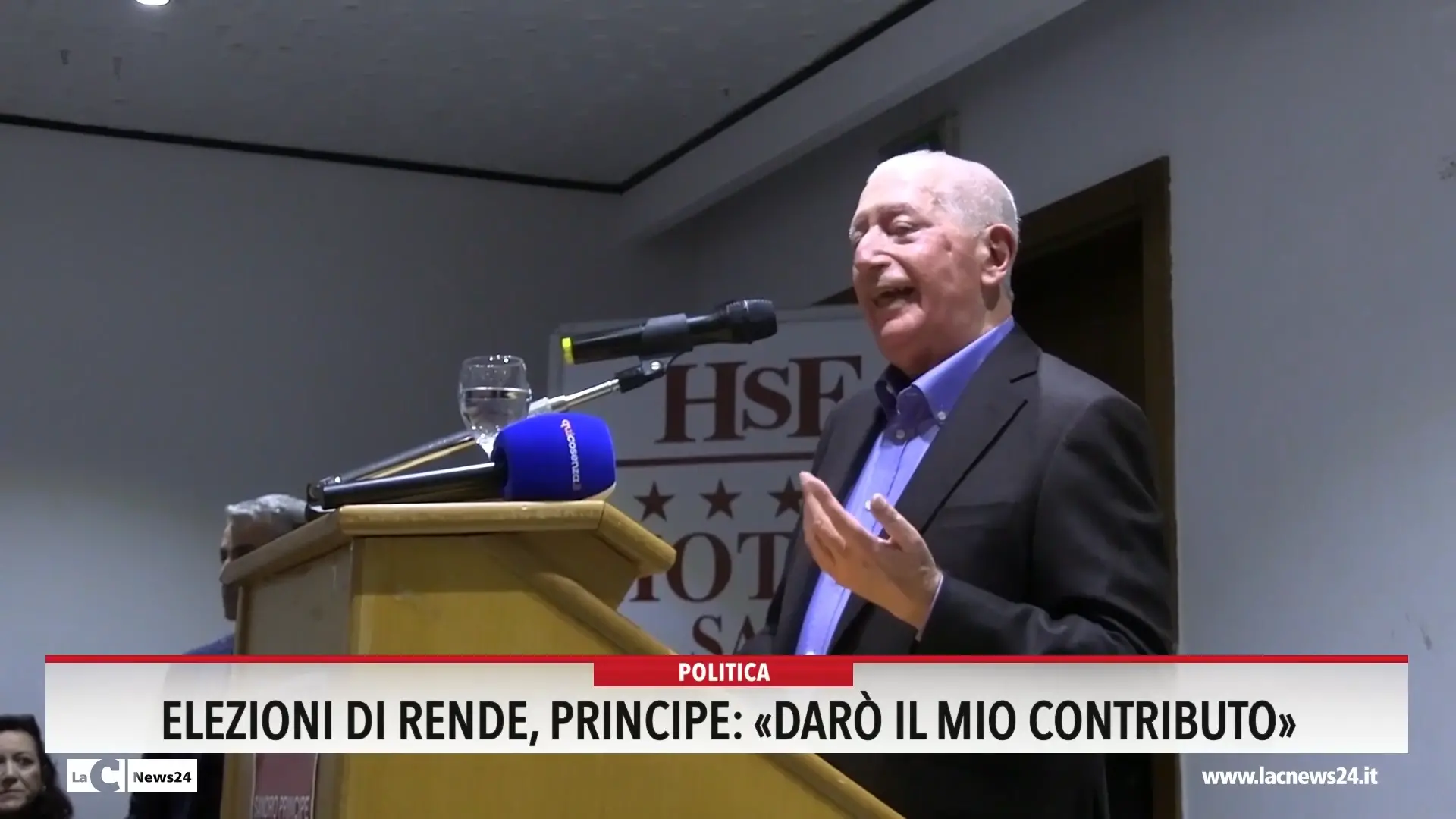 Elezioni di Rende, Principe: «Darò il mio contributo»