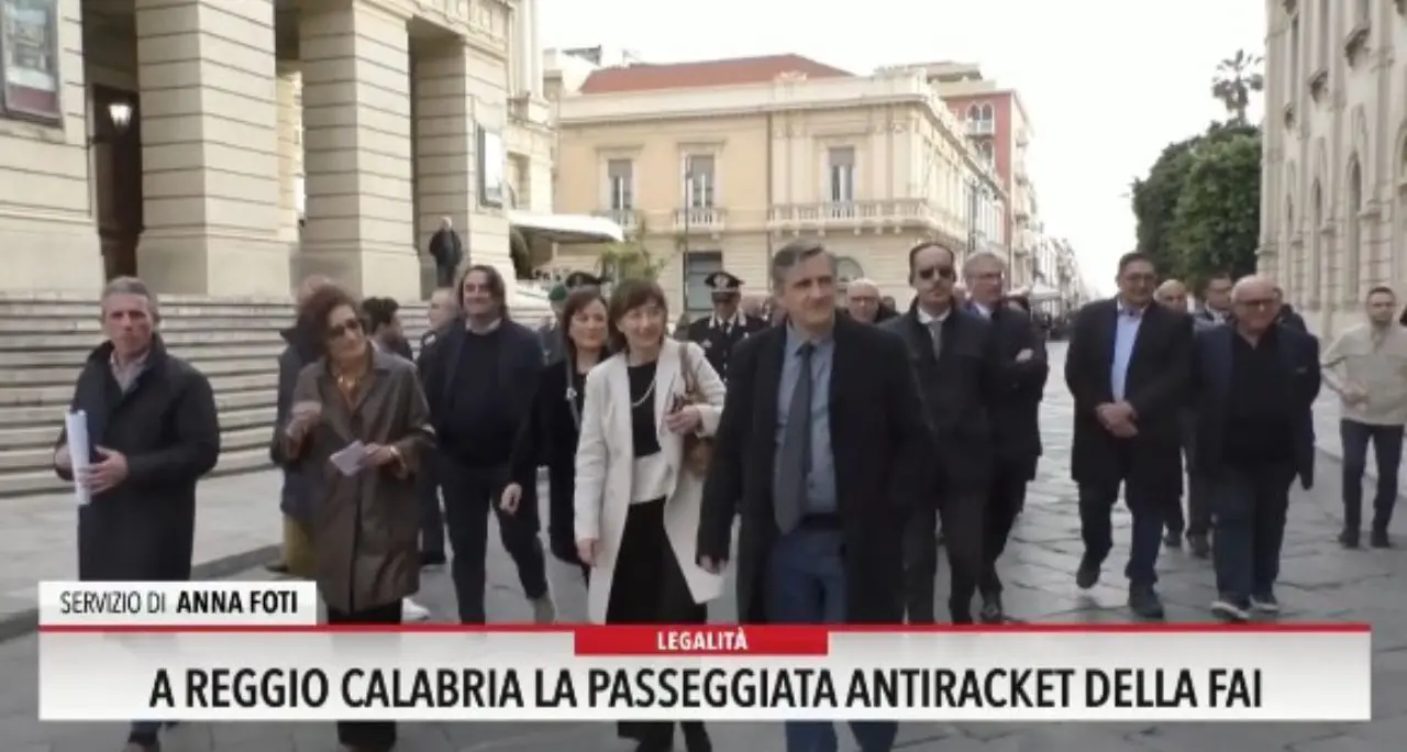 A Reggio Calabria la passeggiata antiracket della Fai