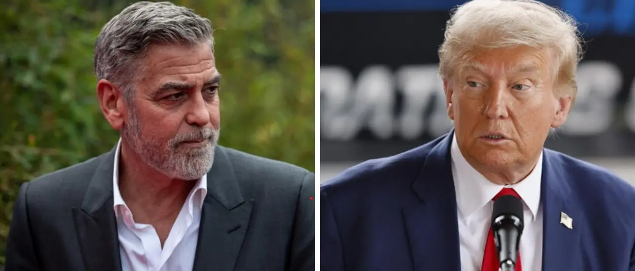 Clooney sfida la censura e denuncia i colpi inferti alla libertà di stampa negli Usa. Trump lo insulta: «Star di serie B»\n