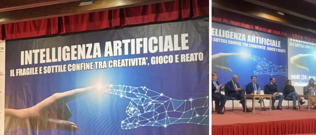 A scuola di intelligenza artificiale: ad Acri un convegno per distinguere il confine tra creatività, gioco e reato