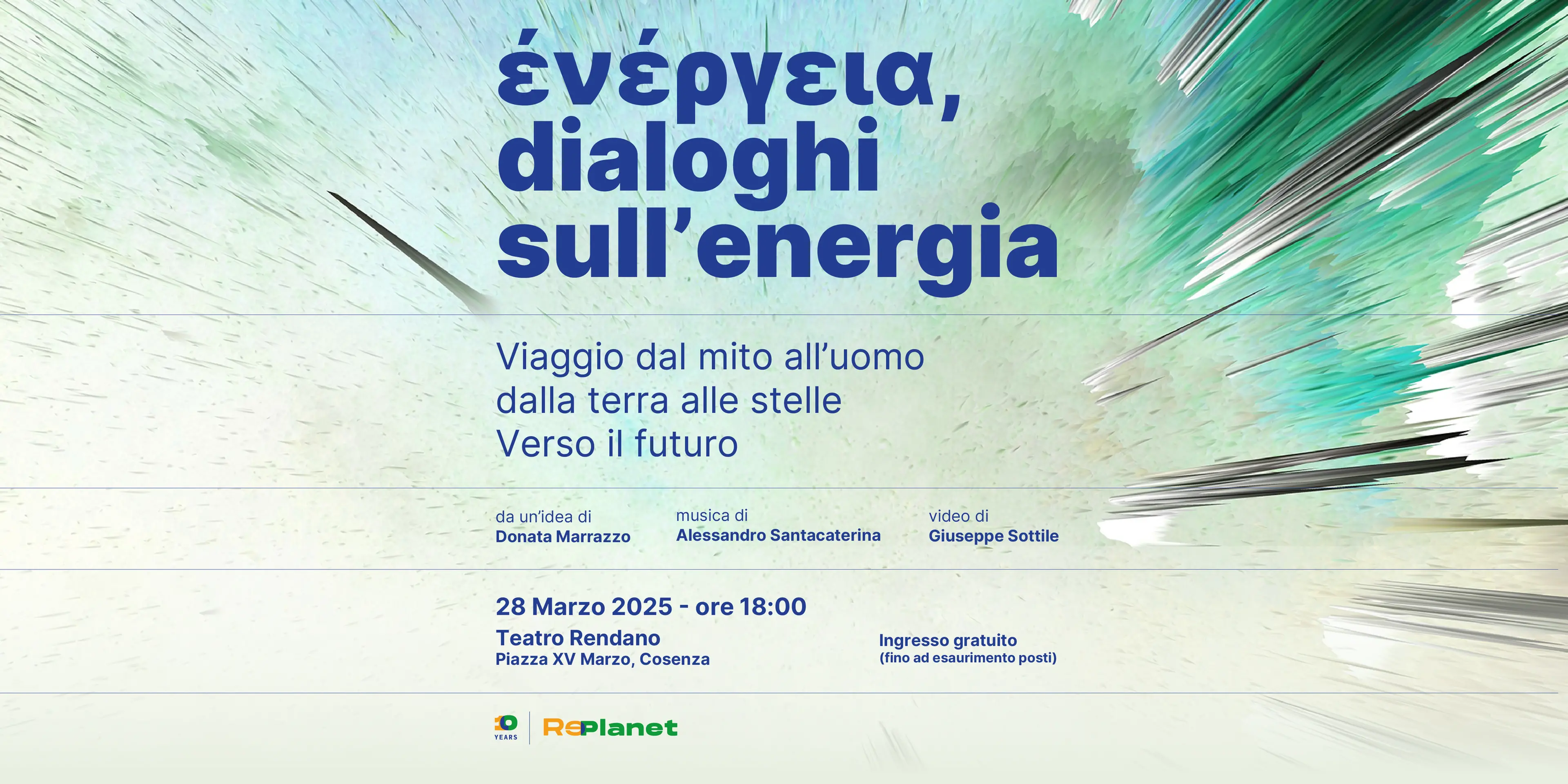 Dal mito alle stelle: al Teatro Rendano di Cosenza la conferenza-spettacolo “Dialoghi sull’energia”\n