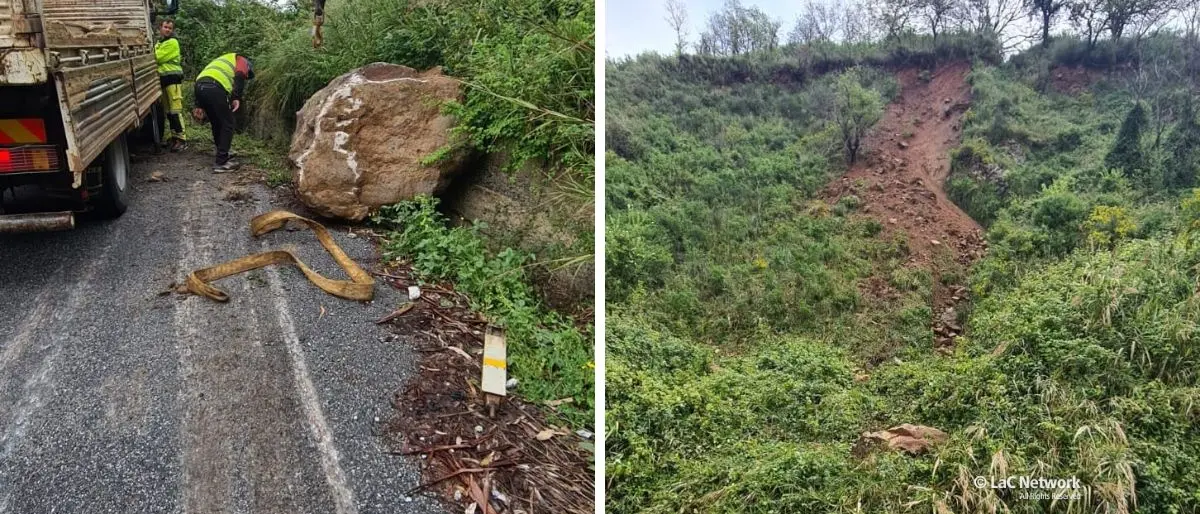 Vibo circondata dalle frane, resta chiusa anche la strada Pizzo-Maierato: collegamenti con la costa in tilt\n