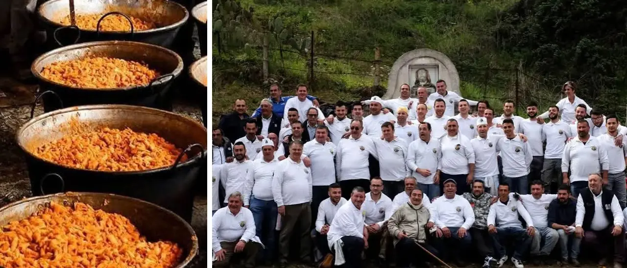 A Maida rivive l’antica tradizione della “ciciarata”: oltre 500 chili di pasta e ceci\u00A0in onore di San Francesco di Paola\n