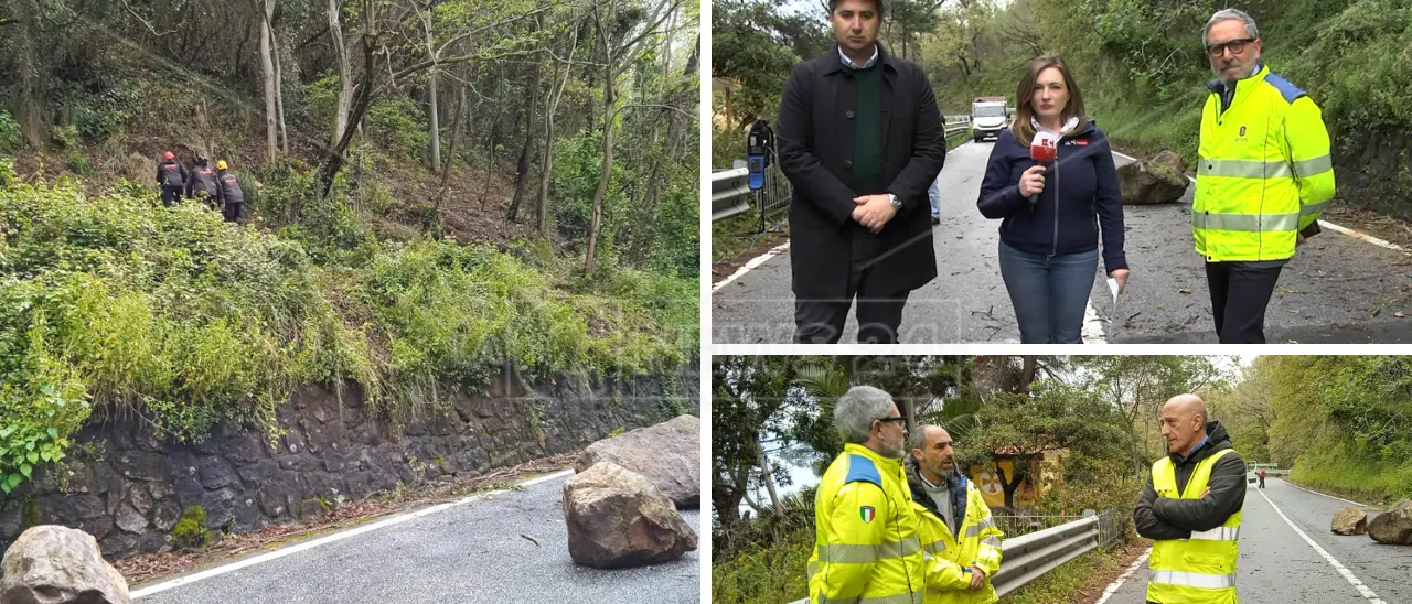 Frana sulla Ss18 di Vibo: almeno 15 giorni per la riapertura. Lo Schiavo: «Occhiuto chieda lo stato di emergenza»