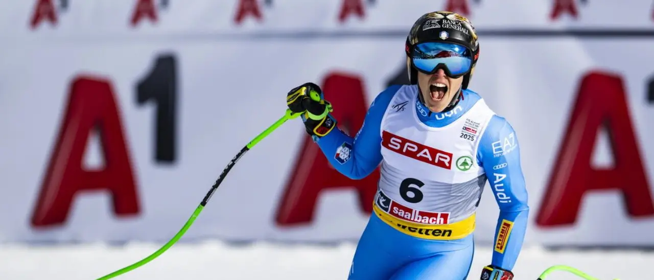 Grave infortunio per Federica Brignone ai campionati italiani di sci: fratturati tibia e perone