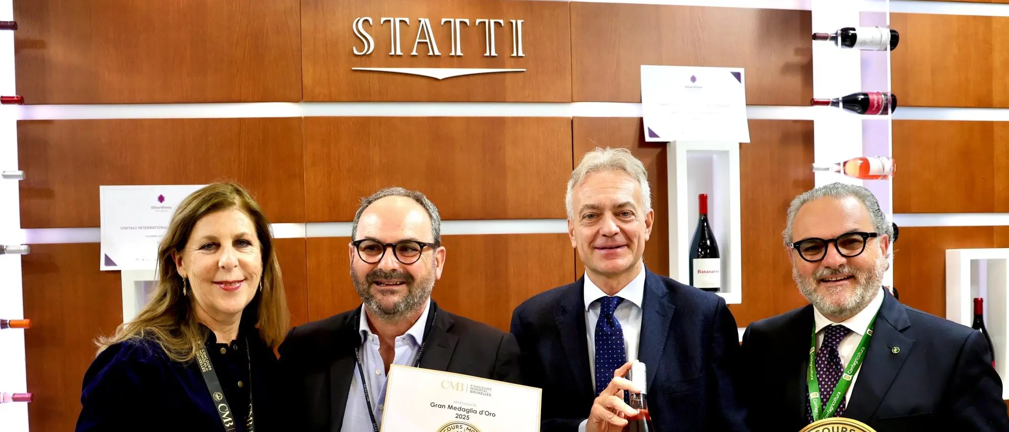 Vinitaly, è calabrese uno dei migliori rosati al mondo: al Greco Nero di Statti la medaglia d’oro del Concour mondial de Bruxelles\n